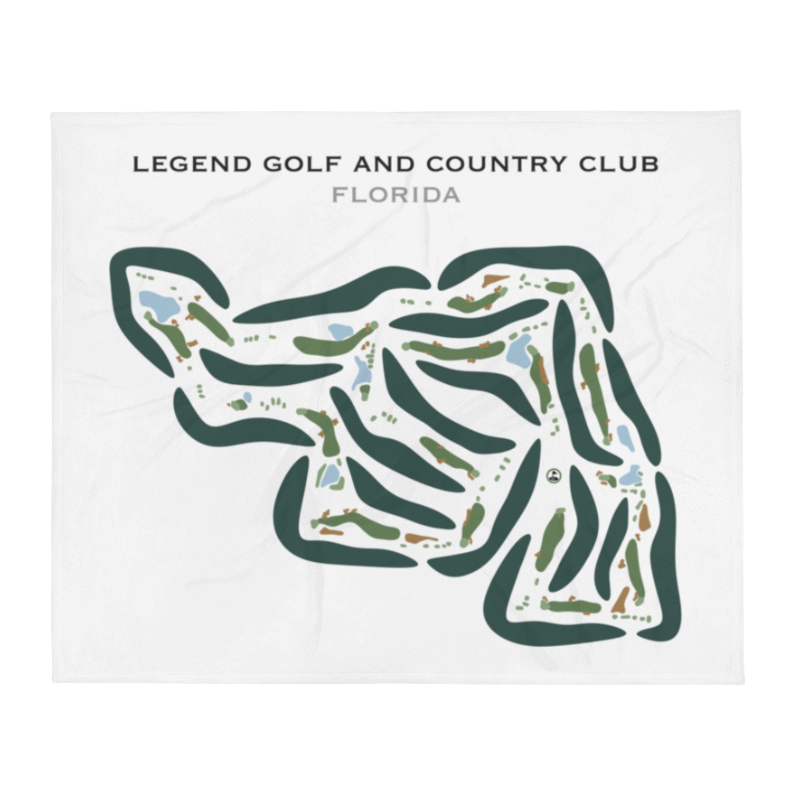 Legends Golf & Country Club, Florida - Printed Golf Courses