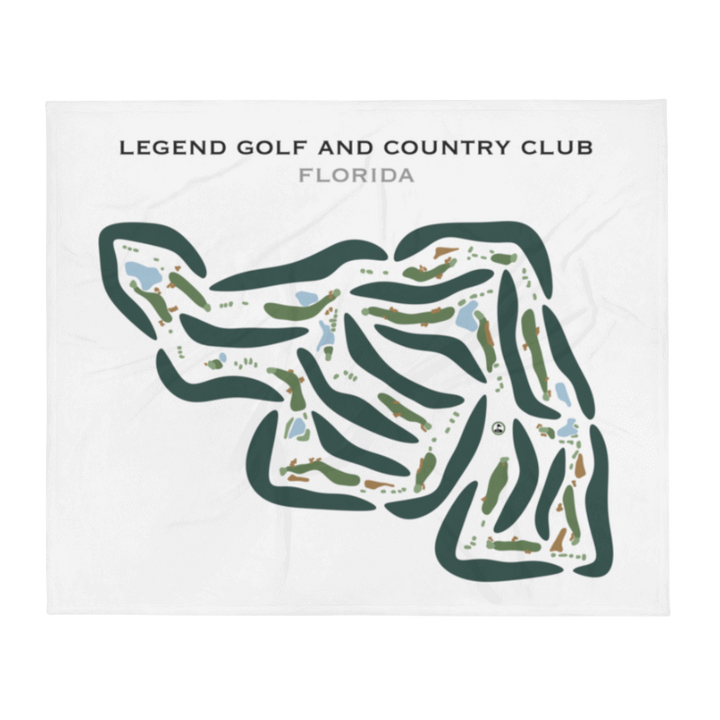 Legends Golf & Country Club, Florida - Printed Golf Courses