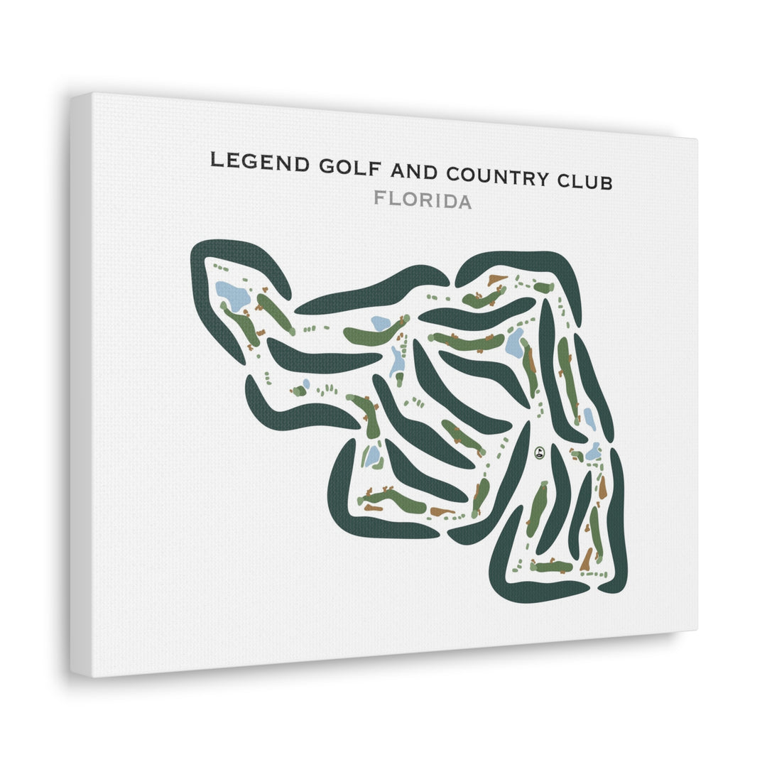 Legends Golf & Country Club, Florida - Printed Golf Courses