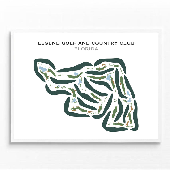 Legends Golf & Country Club, Florida - Printed Golf Courses