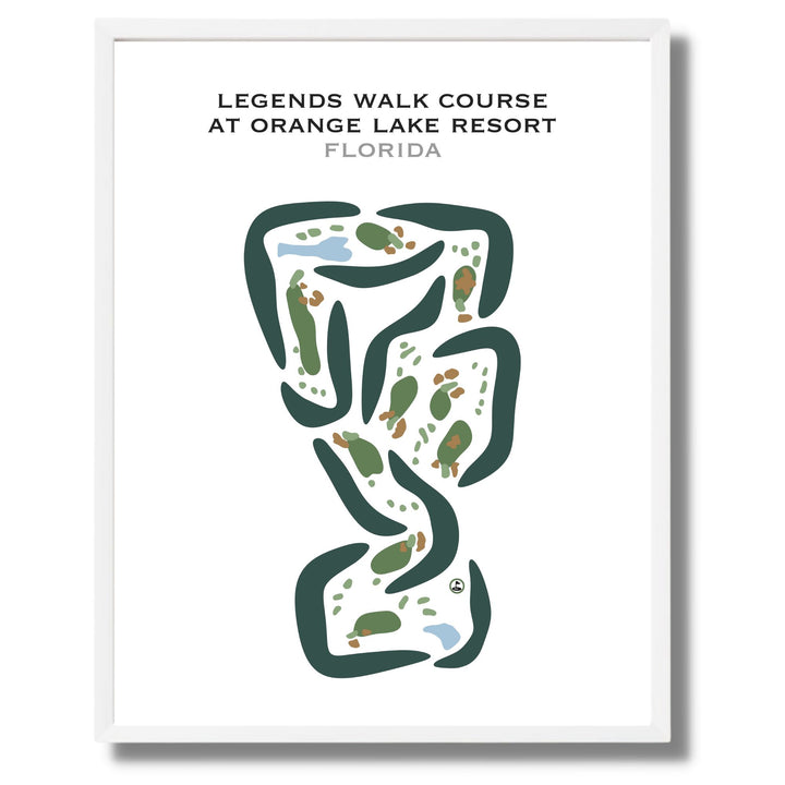 Legends Walk Course at Orange Lake Resort, Florida - Printed Golf Courses