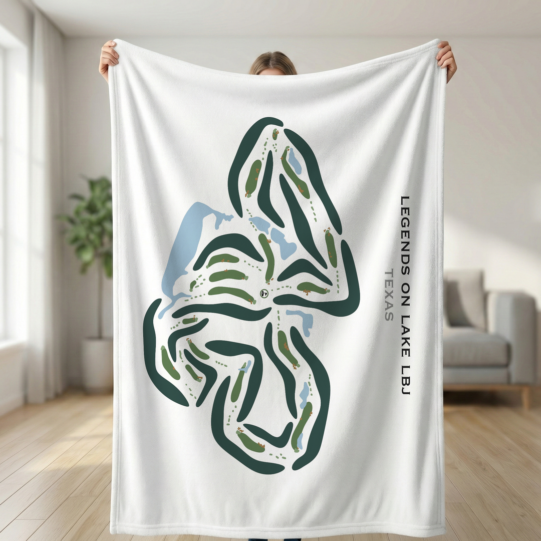 Legends on Lake LBJ, Texas - Printed Golf Courses