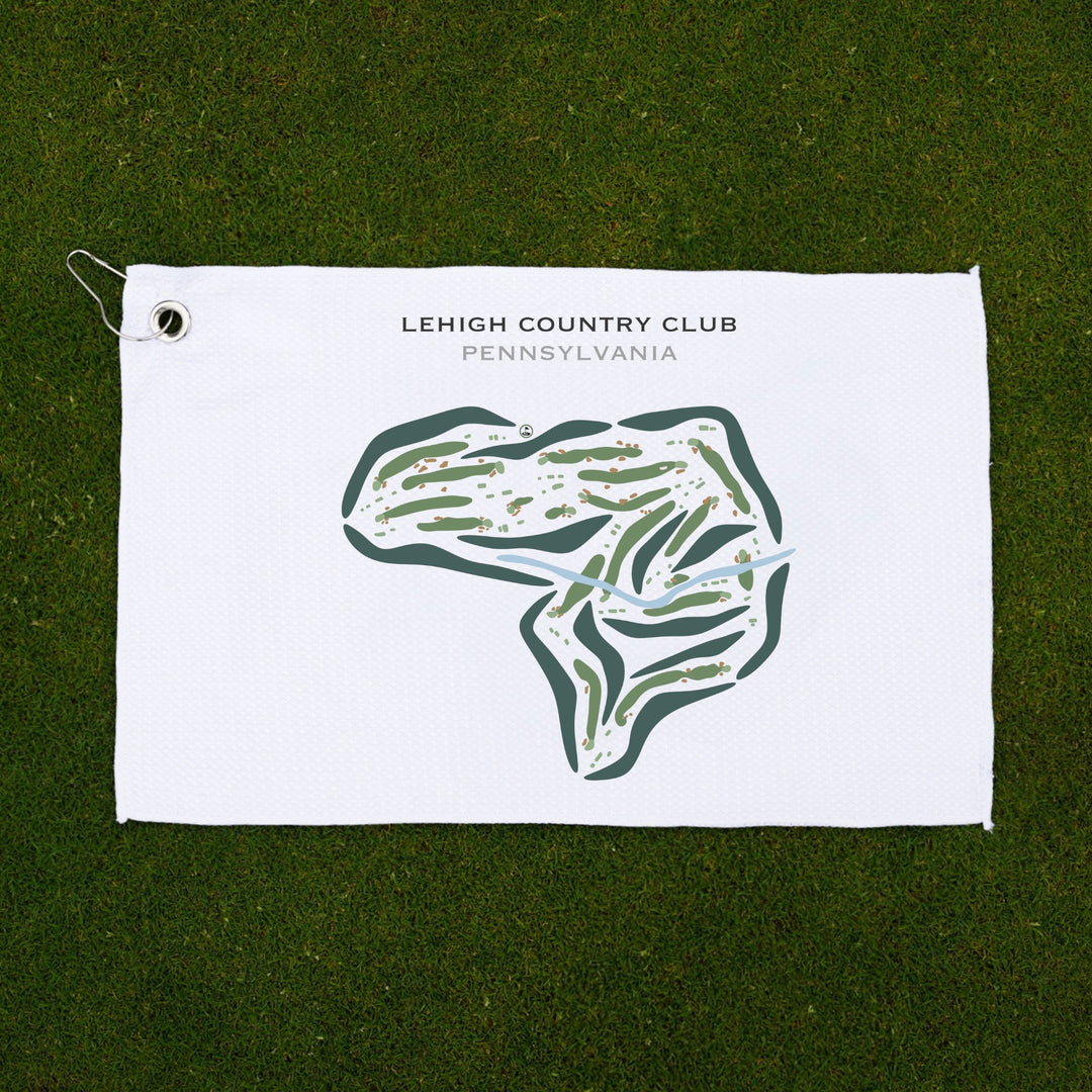 Lehigh Country Club, Pennsylvania - Printed Golf Courses