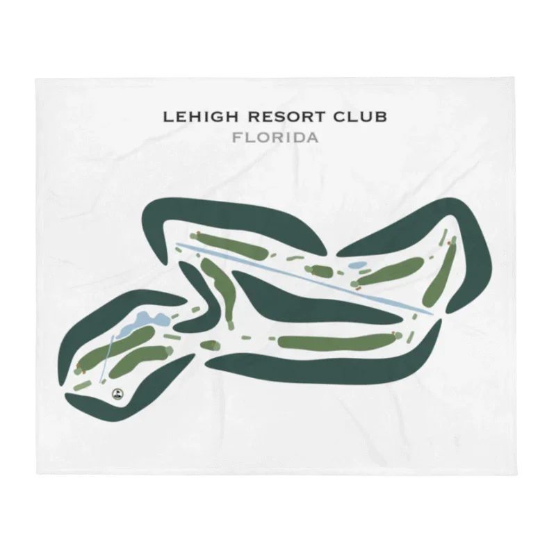 Lehigh Resort Club, Florida - Printed Golf Courses