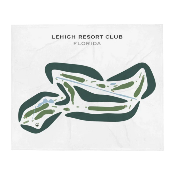 Lehigh Resort Club, Florida - Printed Golf Courses