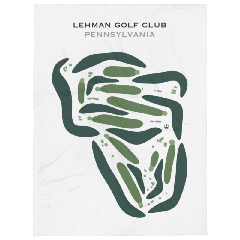 Lehman Golf Club, Pennsylvania - Printed Golf Courses