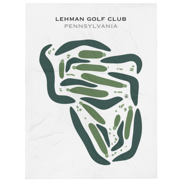 Lehman Golf Club, Pennsylvania - Printed Golf Courses
