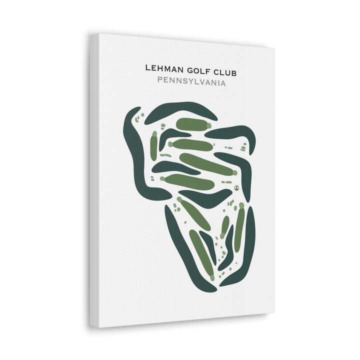 Lehman Golf Club, Pennsylvania - Printed Golf Courses