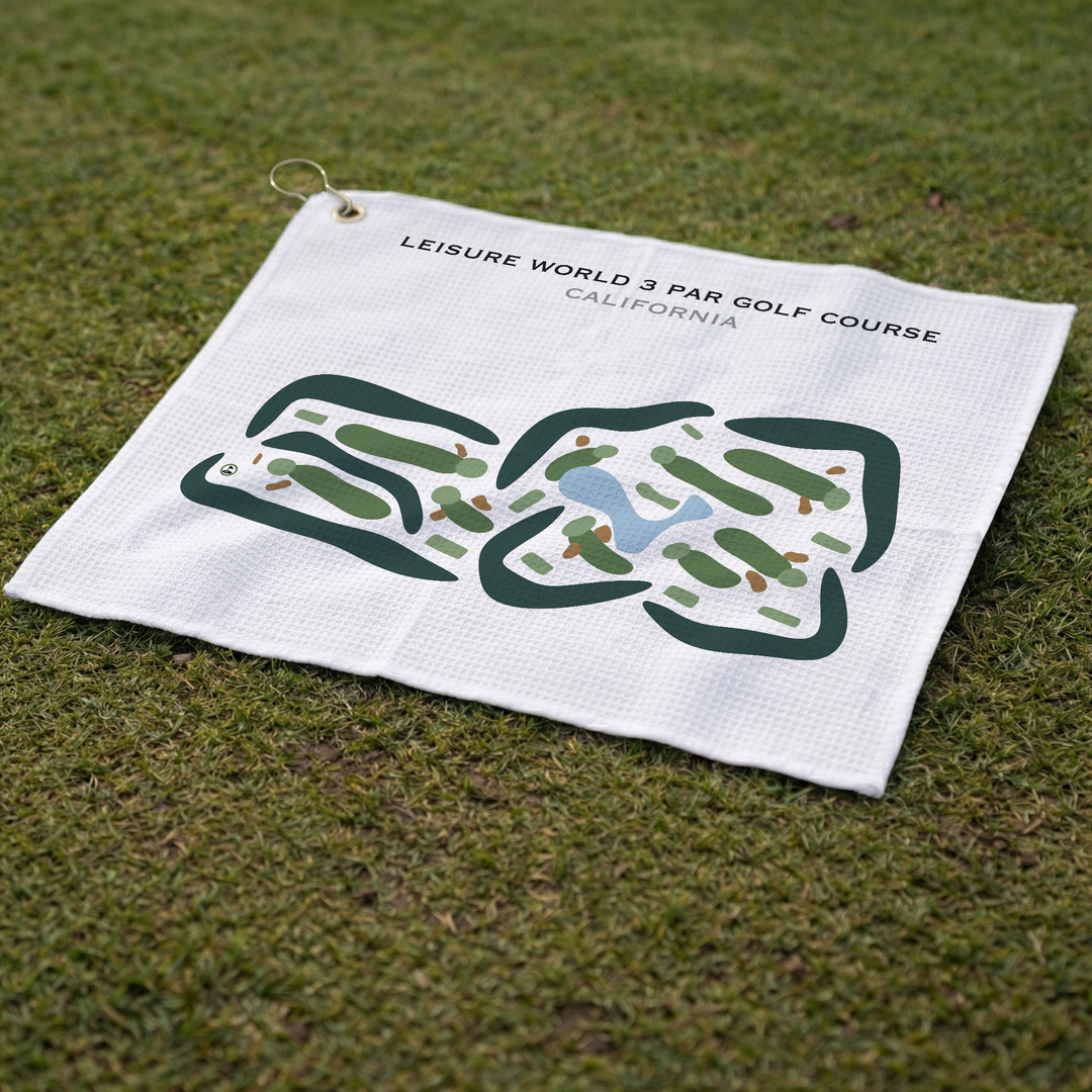 Leisure World 3 Par Golf Course, California - Printed Golf Courses