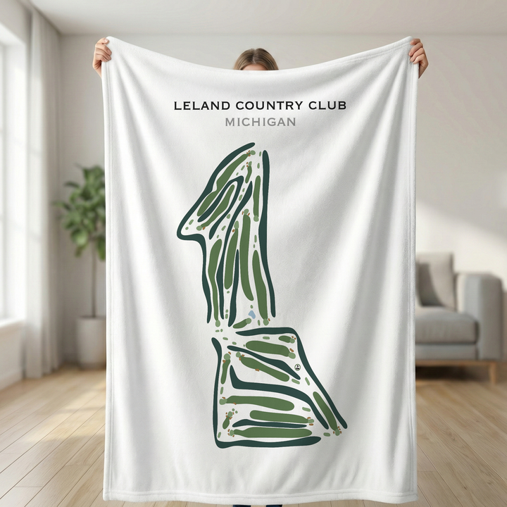 Leland Country Club, Michigan - Printed Golf Course