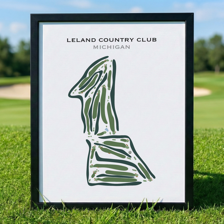 Leland Country Club, Michigan - Printed Golf Course