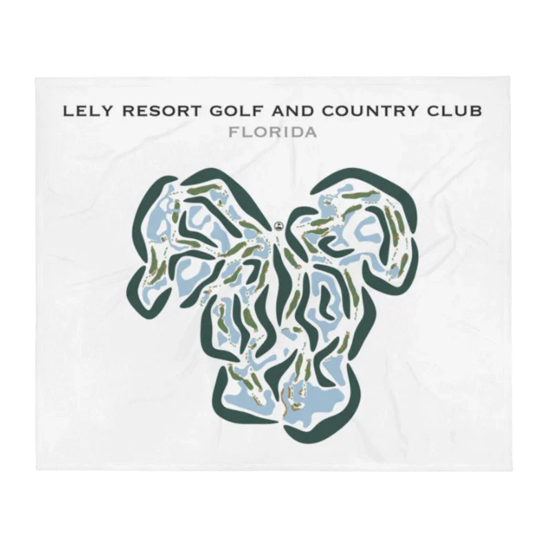 Lely Resort Golf and Country Club, Florida - Printed Golf Courses