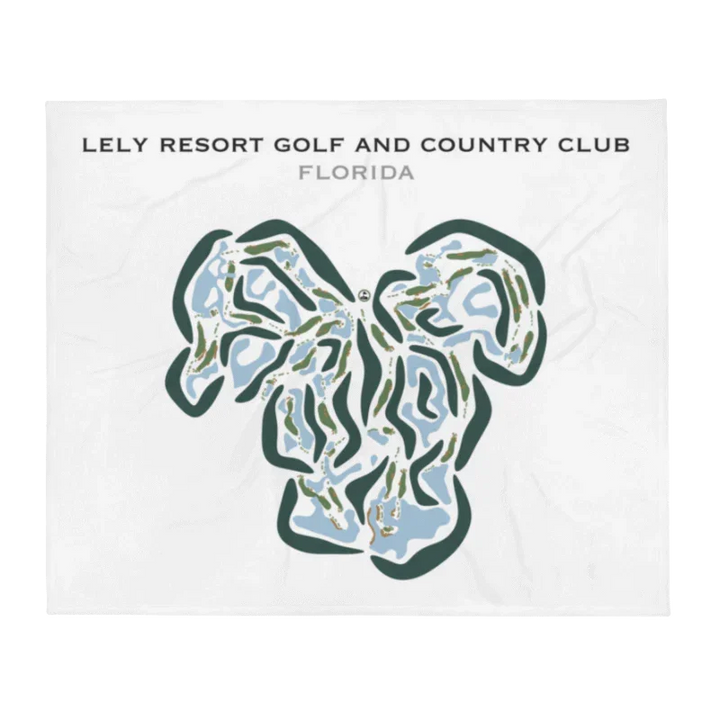 Lely Resort Golf and Country Club, Florida - Printed Golf Courses