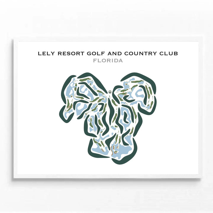 Lely Resort Golf and Country Club, Florida - Printed Golf Courses