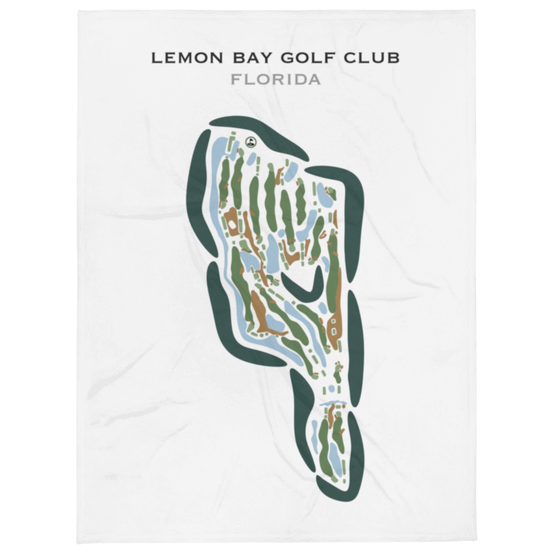 Lemon Bay Golf Club, Florida - Printed Golf Courses