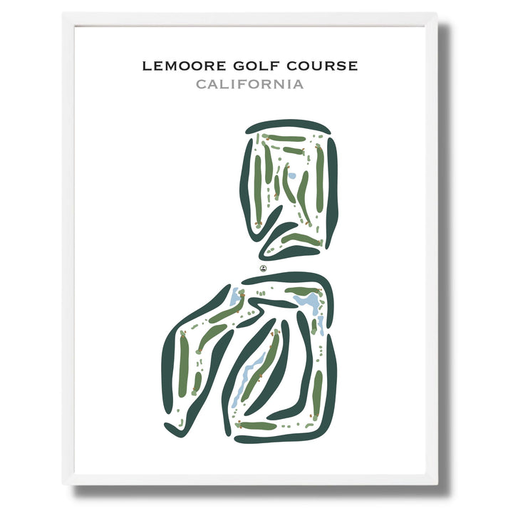 Lemoore Golf Course, California - Printed Golf Courses