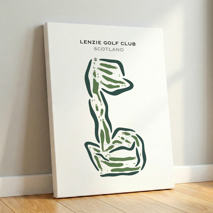 Lenzie Golf Club, Scotland - Printed Golf Courses