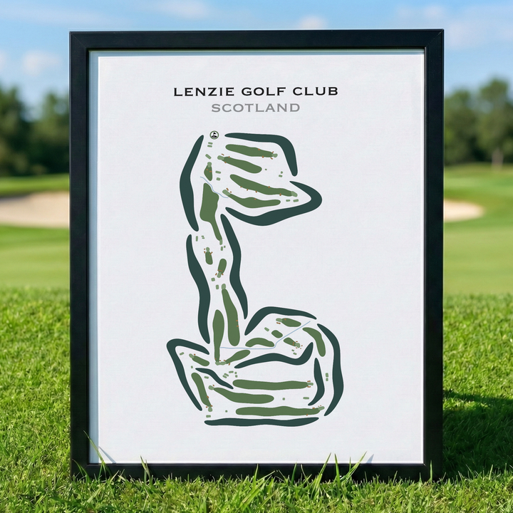 Lenzie Golf Club, Scotland - Printed Golf Courses