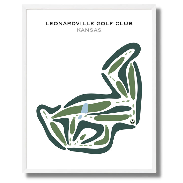 Leonardville Golf Club, Kansas - Printed Golf Courses