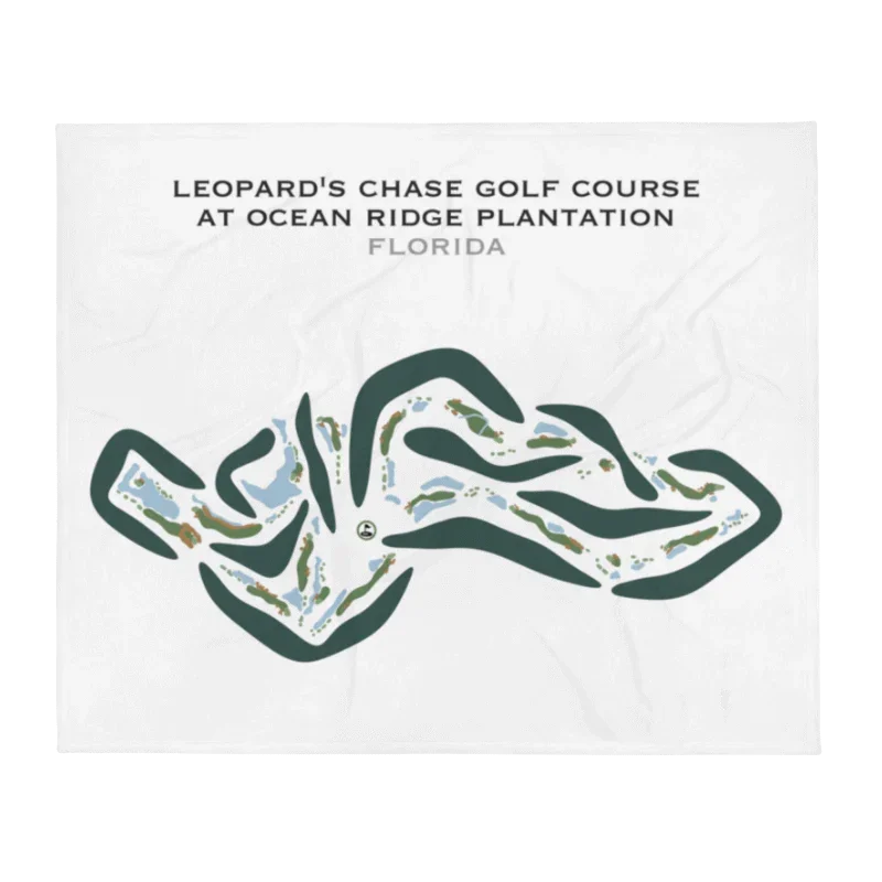 Leopard's Chase Golf Course at Ocean Ridge Plantation, Florida - Printed Golf Courses