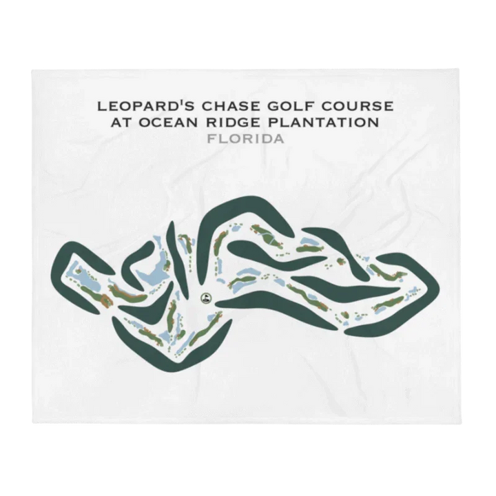 Leopard's Chase Golf Course at Ocean Ridge Plantation, Florida - Printed Golf Courses