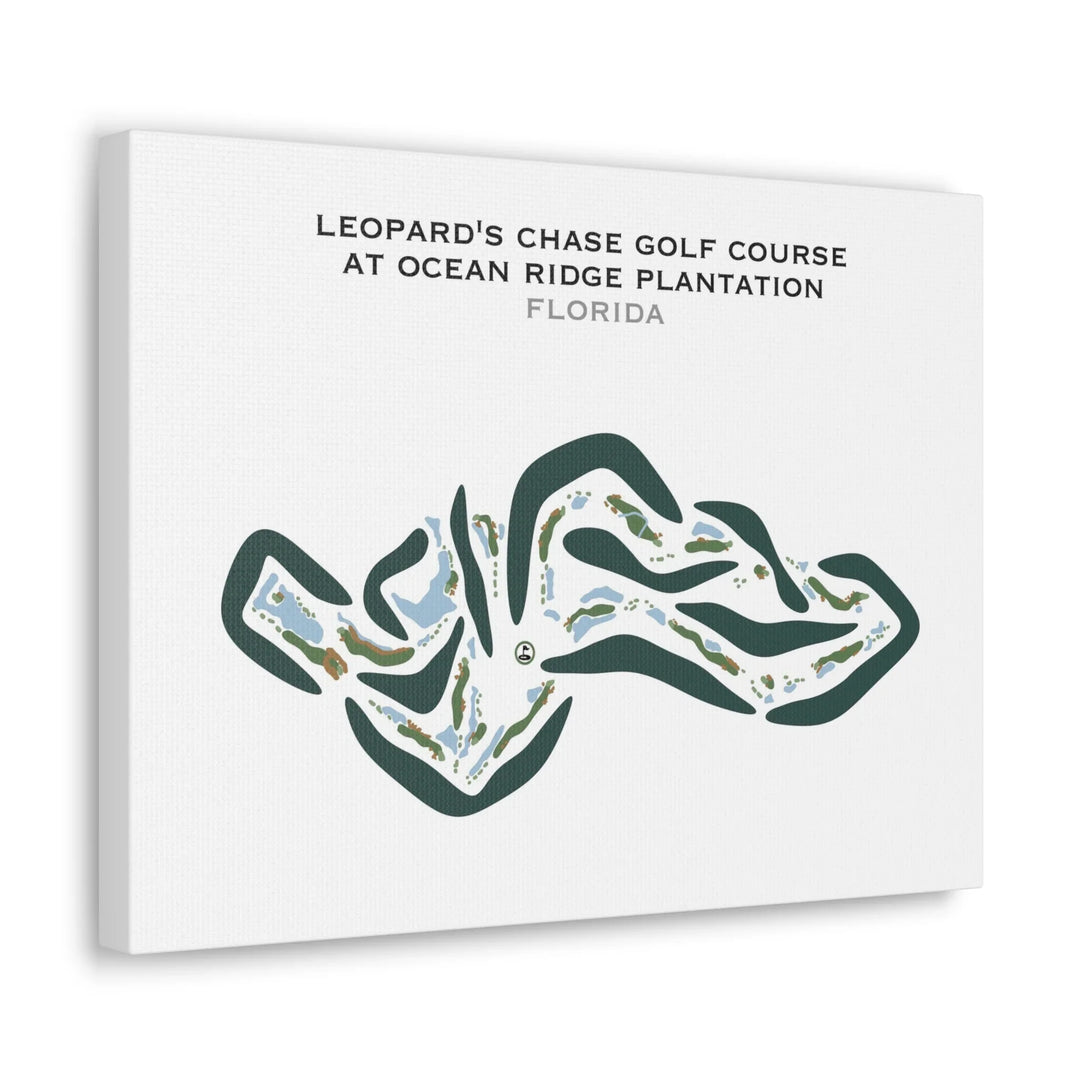 Leopard's Chase Golf Course at Ocean Ridge Plantation, Florida - Printed Golf Courses