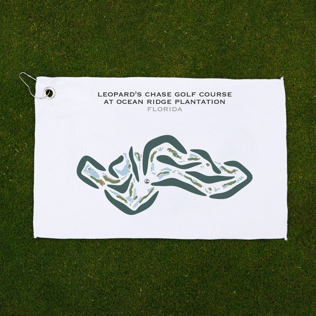 Leopard's Chase Golf Course at Ocean Ridge Plantation, Florida - Printed Golf Courses