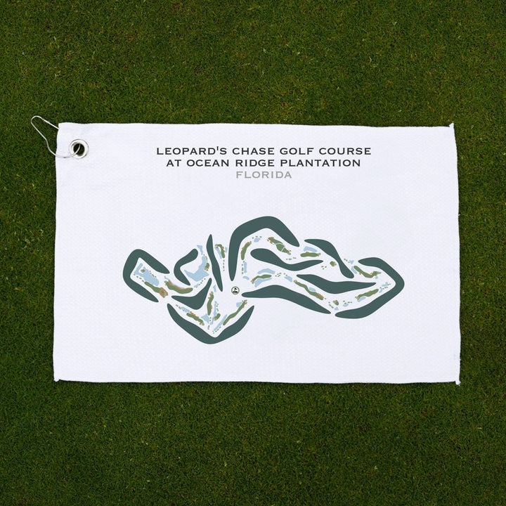 Leopard's Chase Golf Course at Ocean Ridge Plantation, Florida - Printed Golf Courses