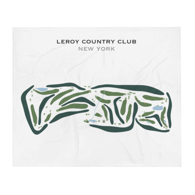 LeRoy Country Club, New York - Printed Golf Courses