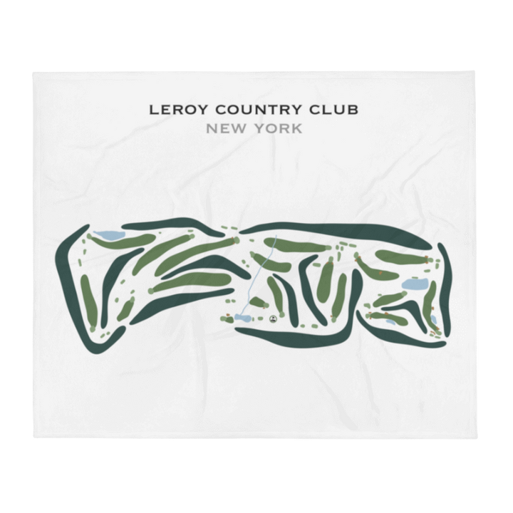 LeRoy Country Club, New York - Printed Golf Courses