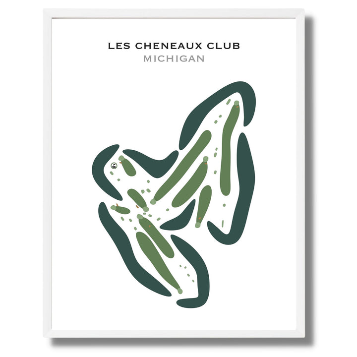 Les Cheneaux Club, Michigan - Printed Golf Courses