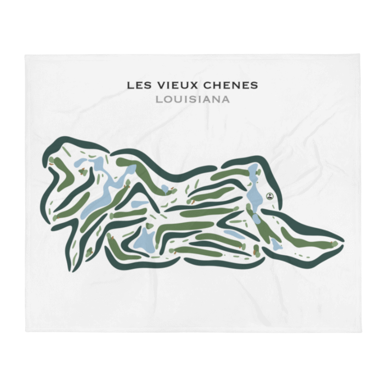 Les Vieux Chenes, Louisiana - Printed Golf Courses