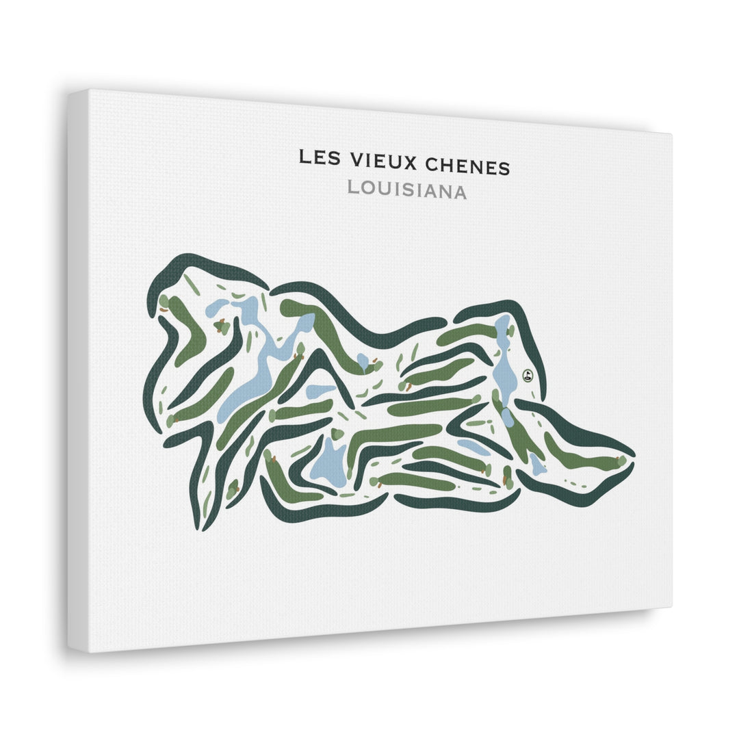 Les Vieux Chenes, Louisiana - Printed Golf Courses