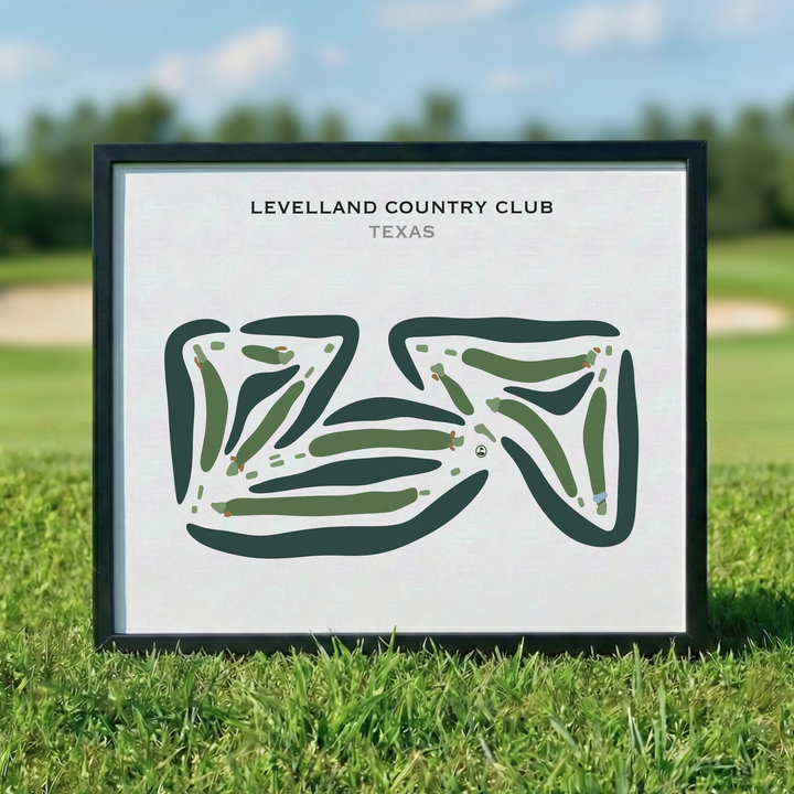 Levelland Country Club, Texas - Printed Golf Courses