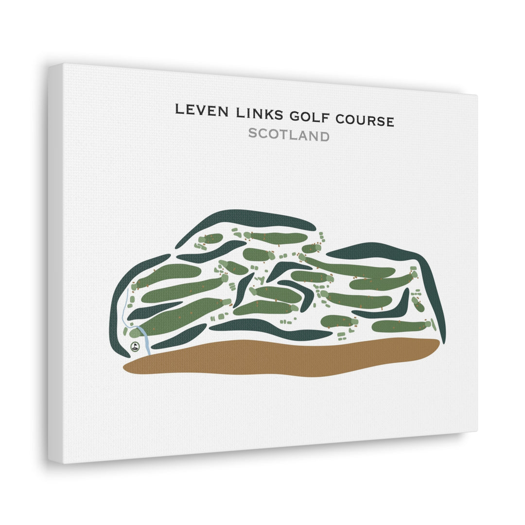 Leven Links Golf Course, Scotland - Printed Golf Courses