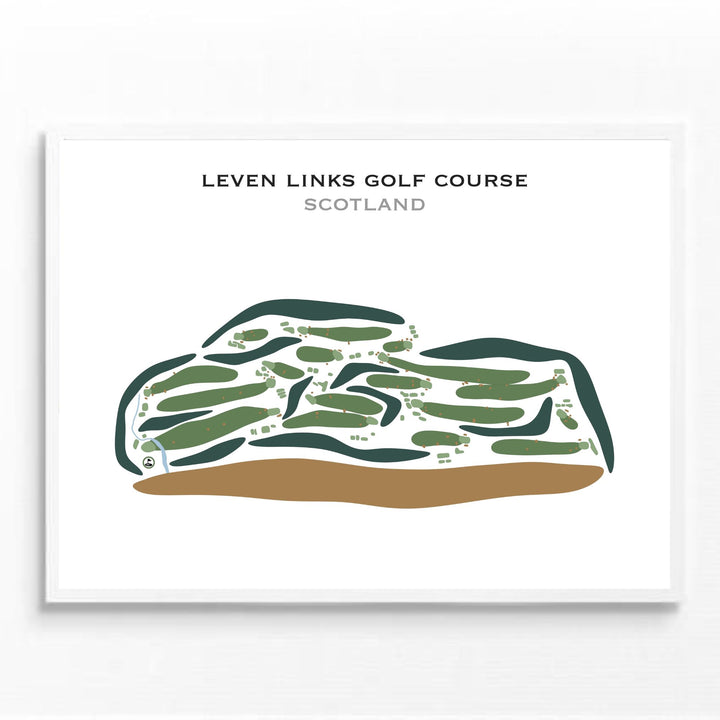 Leven Links Golf Course, Scotland - Printed Golf Courses