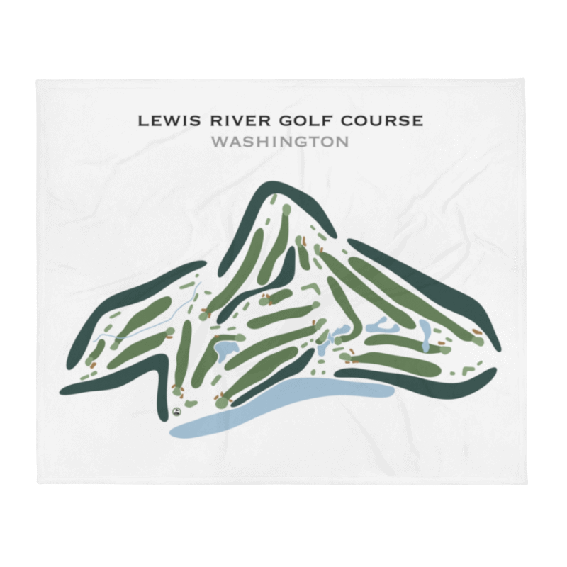 Lewis River Golf Course, Washington - Printed Golf Course