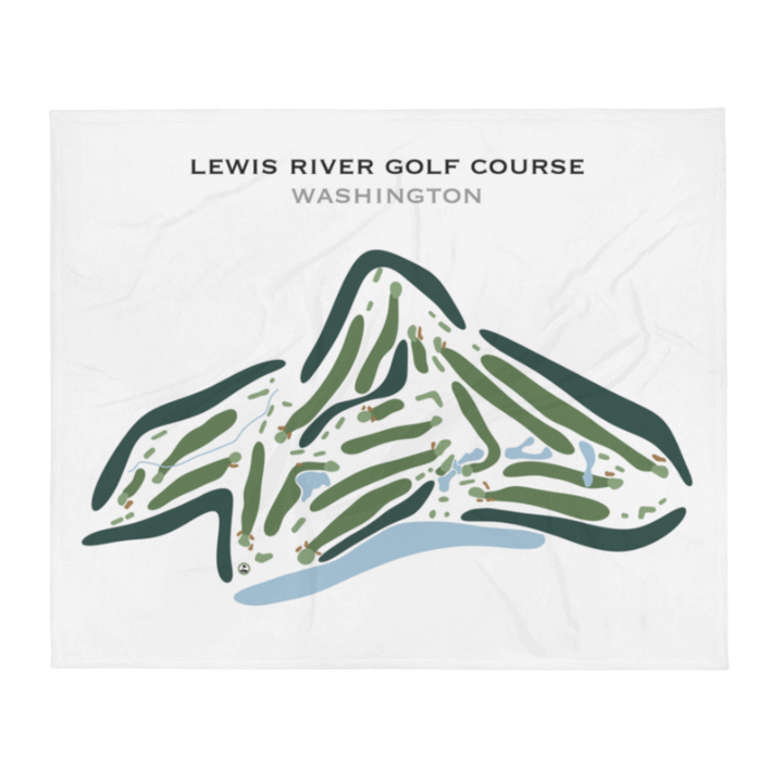 Lewis River Golf Course, Washington - Printed Golf Course