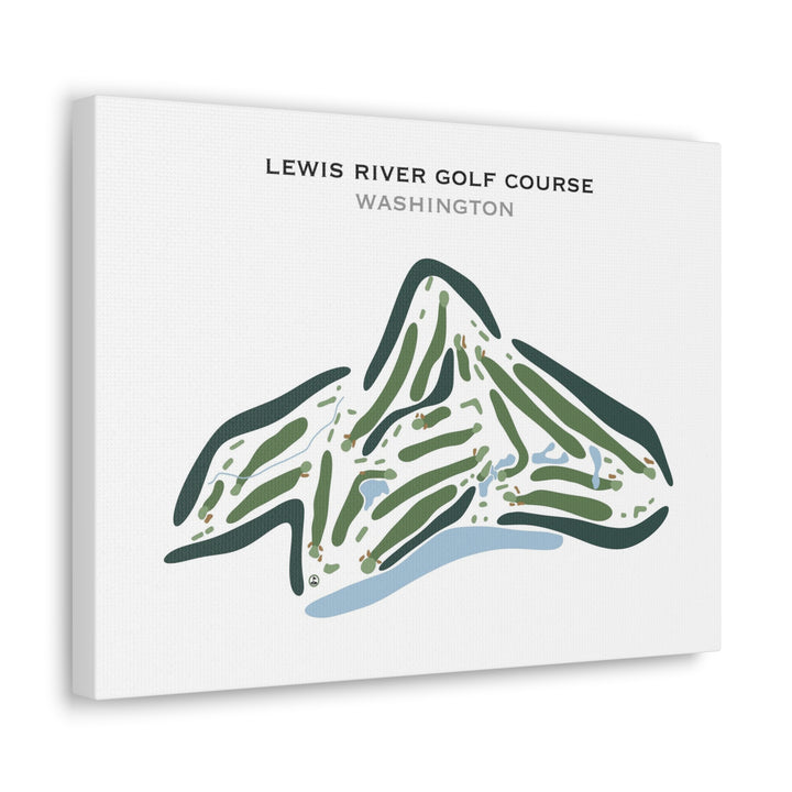 Lewis River Golf Course, Washington - Printed Golf Course