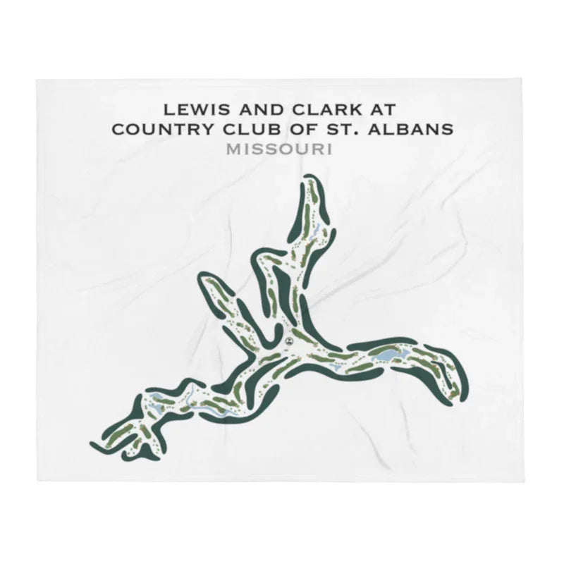 Buy the best printed golf course Lewis and Clark at Country Club of St