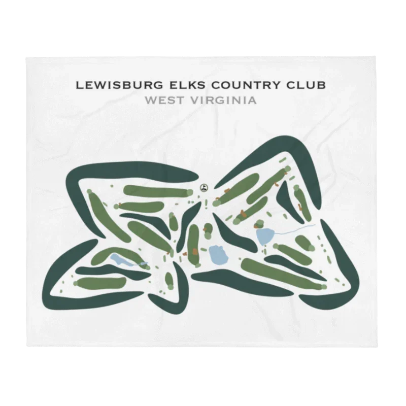Lewisburg Elks Country Club, West Virginia - Printed Golf Courses
