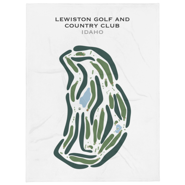 Lewiston Golf and Country Club, Idaho - Printed Golf Courses