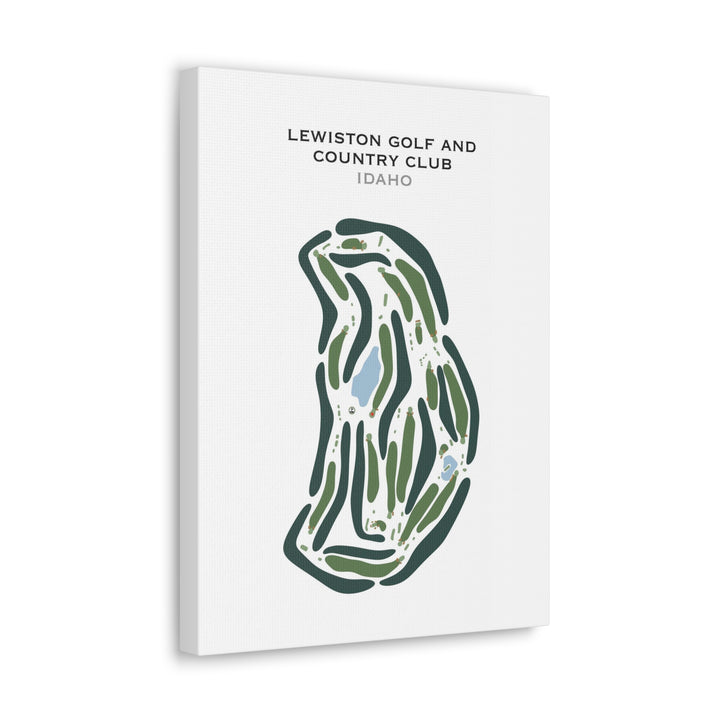 Lewiston Golf and Country Club, Idaho - Printed Golf Courses