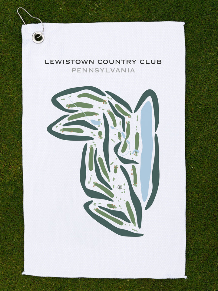 Lewistown Country Club, Pennsylvania - Printed Golf Courses