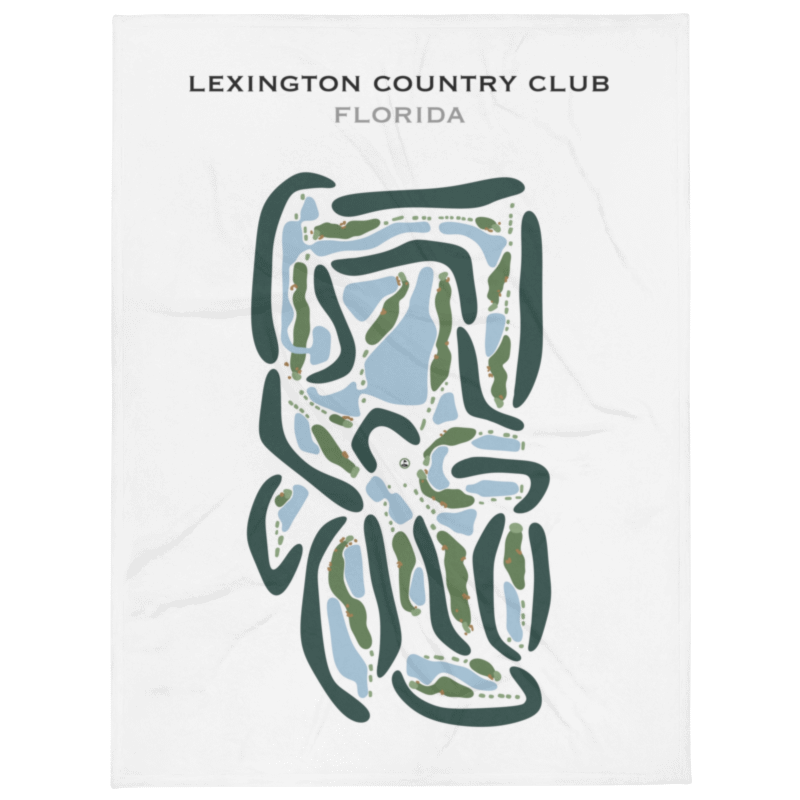 Lexington Country Club, Florida - Printed Golf Courses