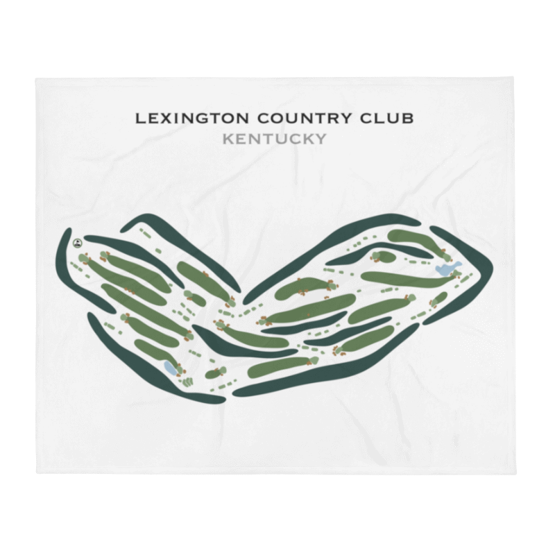 Lexington Country Club, Kentucky - Printed Golf Courses