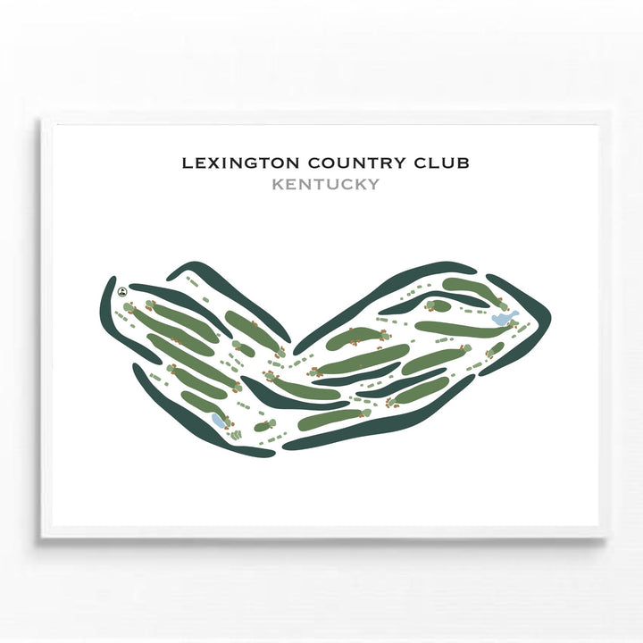 Lexington Country Club, Kentucky - Printed Golf Courses