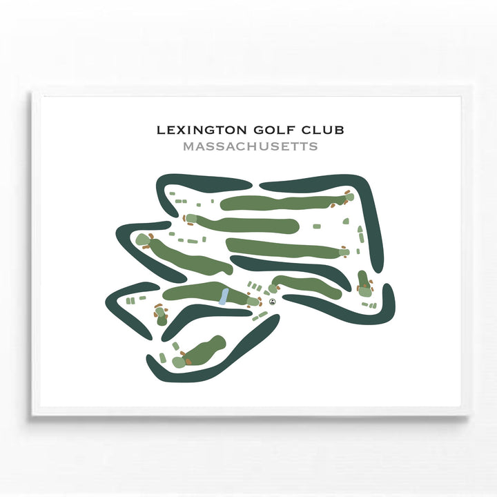 Lexington Golf Club, Massachusetts - Printed Golf Courses