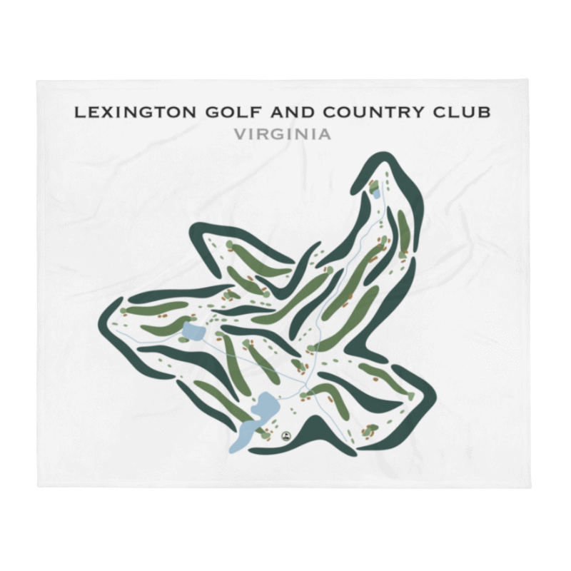 Lexington Golf & Country Club, Virginia - Printed Golf Courses