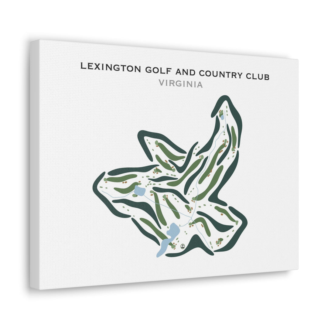 Lexington Golf & Country Club, Virginia - Printed Golf Courses